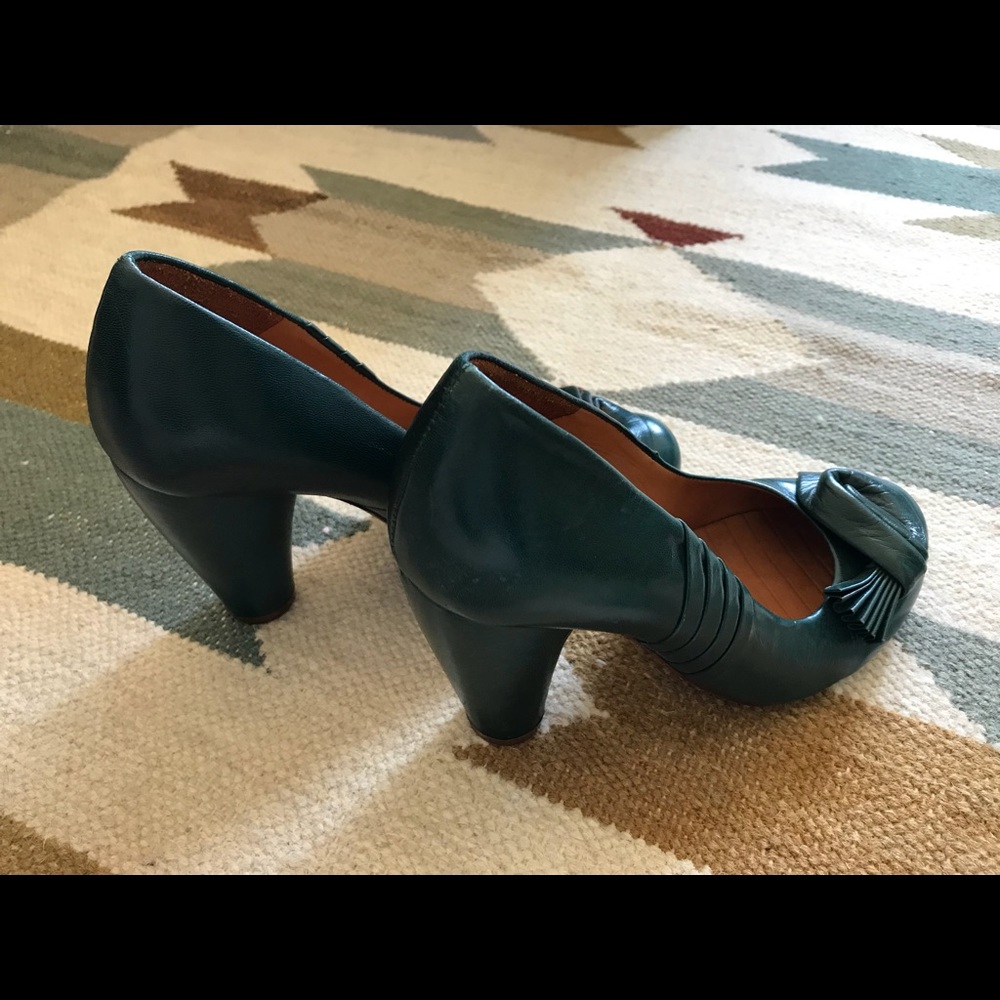 COPY - Chie Mihara Teal Pumps - Picture 5 of 5